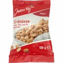 Jeden Tag Erdnüsse Pikant Gewürzt 3er Pack (3x150g Packung) + usy Block