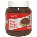 Jeden Tag Nuss-Nougat-Creme 3er Pack (3x400g Glas) + usy Block