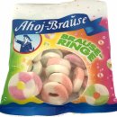 Ahoj-Brause Brause Ringe soft Prickelnd-Saure Fruchtgummi-Ringe mit Brause ummantelt 16er Pack (16x150g Tüte) + usy Block