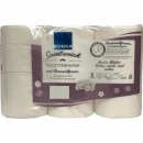 Edeka Samtweich Toilettenpapier 5 Lagig mit Baumwollfasern große Blätter extra weich und sicher 6er Pack (36 Rollen je 130 Blatt) + usy Block
