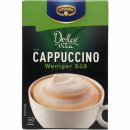 Krüger Cappuccino Dolce Vita weniger süß 6er Pack (60x15g Portionsbeutel) + usy Block