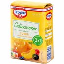 Dr. Oetker Gelierzucker 3:1 für Super fruchtige Konfitüre VPE (21x500g Packung) + usy Block