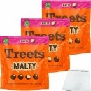 Treets Malty Linsen 3er Pack (3x212g Packung) + usy Block
