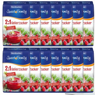 Sweet Family Gelierzucker 2zu1 VPE (14x500g Packung)