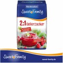 Sweet Family Gelierzucker 2zu1 3er Pack (3x500g Packung) + usy Block