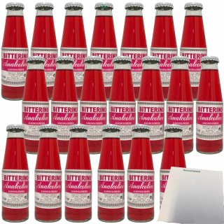Passarelli Bitterino Aperitif alkoholfrei rot VPE (20x98ml Flasche) + usy Block