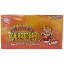 ZED Candy Fireball Jawbreaker Fireballbonbons mit Kaugummikern 3er Pack (40x4 Stk pro Box) + usy Block