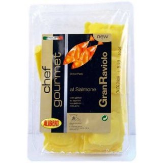 Alibert Ravioloni mit Lachs (250g Packung)