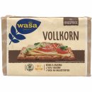 Wasa Vollkorn Knäckebrot kernig knusprig 100% Vollkorn reich an Ballaststoffen 6er Pack (6x260g Packung) + usy Block