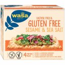 Wasa Knäckebrot Gluten und Laktosefrei mit Sesam und Meersalz 3er Pack (3x240g Packung) + usy Block