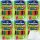 hitschies Wassereis Saure Drachenzungen 6er Pack (60x40ml Packung) + usy Block