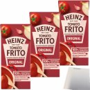 Heinz Tomato Frito Tomatensoße mit Knoblauch und Zwiebeln verfeinert 3er Pack (3x350g Packung) + usy Block