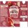 Heinz Tomato Frito Tomatensoße mit Knoblauch und Zwiebeln verfeinert 6er Pack (6x350g Packung) + usy Block