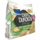 EDEKA Chips Cracker Sour Cream&Onion VPE (12x125g Packung)