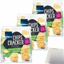 EDEKA Chips Cracker Sour Cream&Onion 3er Pack (3x125g...