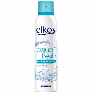 Elkos aqua fresh Wasserspray die schnelle Erfrischung (150ml Flasche)