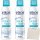 Elkos aqua fresh Wasserspray die schnelle Erfrischung 3er Pack (3x150ml Flasche) + usy Block