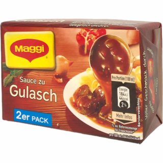 Maggi Delikatess Soße zu Gulasch 2er Pack 56g Multipack MHD 01.23 Restposten Sonderpreis