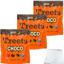 Treets Bunte Choco Linsen 3er Pack (3x300g Packung) + usy...