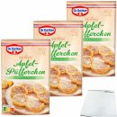Dr. Oetker Süße Mahlzeit Apfel Püfferchen mit Apfelstückchen 3er Pack (3x152g Packung) + usy Block
