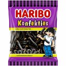Haribo Konfekties Lakritzstangen mit Konfektfüllung 3er Pack (3x160g Packung) + usy Block