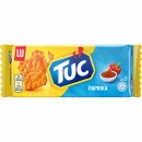 LU Tuc Cräcker Paprika mit würzigem Paprika-Geschmack 6er Pack (6x100g Packung) + usy Block