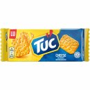 TUC Cracker Cheese Salzgebäck mit leckerem Käse-Geschmack 3er Pack (3x100g Packung) + usy Block
