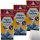 Bad Reichenhaller Alpen Jod Salz + Selen 3er Pack (3x500g Packung) + usy Block