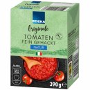 Edeka Originale Tomaten fein gehackt natur 6er Pack (6x390g Packung) + usy Block