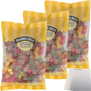 Smikkelbeer Fruchtgummi Tum Tum 3er Pack (3x1000g Beutel)  + usy Block