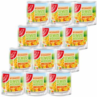 Gut&Günstig Mexikanische Gemüsemischung VPE (12x150g Dose)