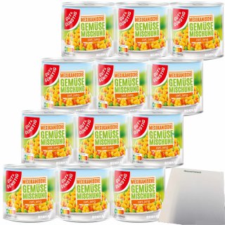 Gut&Günstig Mexikanische Gemüsemischung VPE (12x150g Dose) + usy Block