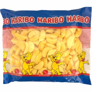 Haribo Bananes weiche Schaumzucker-Bananen (1kg Packung) MHD 05.2023 Restposten zum Sonderpreis