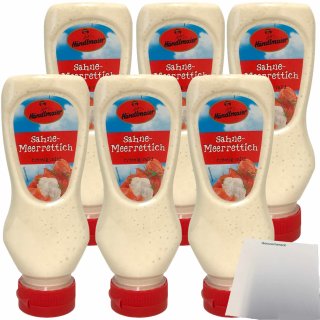 Händlmaiers Meerrettich Traum Cremig Sahnig Leicht 6er Pack (6x225g Squeeze-Flasche) + usy Block