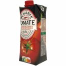 Scharfe Tomate pikanter Tomaten-Karottensaft mit perfekter Würze 6er Pack (6x0,5 Liter) + usy Block