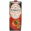 Scharfe Tomate pikanter Tomaten-Karottensaft mit perfekter Würze 6er Pack (6x0,5 Liter) + usy Block