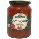 Spreewaldhof Premium Letscho-Gemüse ungarischer Art 6er Pack (6x720ml Glas) + usy Block