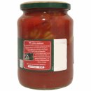 Spreewaldhof Premium Letscho-Gemüse ungarischer Art 6er Pack (6x720ml Glas) + usy Block