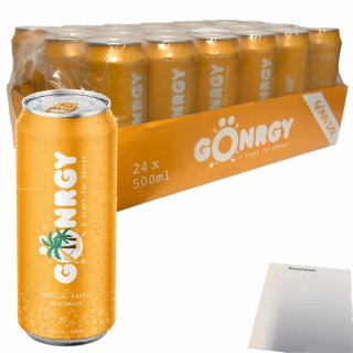 GÖNRGY Tropical Exotic by Montanablack VPE (24x0,5l Dose) incl. DPG Pfand + usy Block