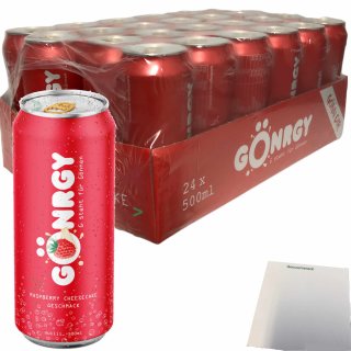 GÖNRGY Himbeere Käsekuchen by Montanablack VPE (24x0,5l Dose) incl. DPG Pfand + usy Block