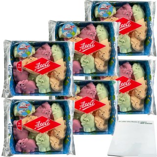 Aseli Froschifanten meets Schaumifant Schaumzucker  6er Pack (6x175g Packung)  + usy Block
