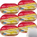 Hawesta Heringsfilets extra zart in Honig-Senf-Creme MSC 6er Pack (6x190g Dose) + usy Block