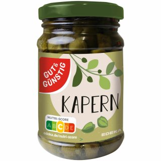 Gut&Günstig Kapern surfines (90g Glas)