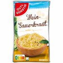 Gut&Günstig Wein-Sauerkraut mild 3er Pack (3x520g Packung) + usy Block