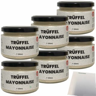 Walsdorf Gourmet Trüffel Mayonnaise  6er Pack (6x250ml Glas) + usy Block