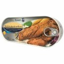 Sywan Bratmakrelenfilets in Marinade MSC 6er Pack (6x500g Dose) + usy Bock