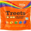 Treets Happy Color bunt überzogene Schoko-Erdnüsse (300g Packung)