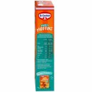 Dr. Oetker Backmischung für bunte Konfetti Muffins mit Backförmchen und Glasur 6er Pack (6x325g Packung) + usy Block