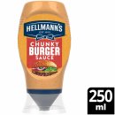 Hellmanns Chunky Burger Sauce 3er Pack (3x250ml Flasche) + usy Block