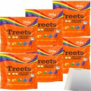 Treets Happy Color bunt überzogene Schoko-Erdnüsse 6er Pack (6x300g Packung) + usy Block